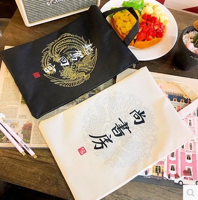 【宮廷復古】帆布文件袋 - A4手提公文包 商品圖片 3