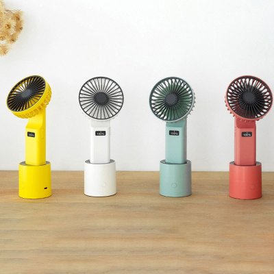 【智能涼感扇】USB充電風扇-LCD搖擺桌面扇 商品圖片 2