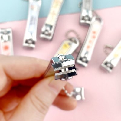 可愛不鏽鋼指甲剪 掛鍊指甲刀 隨身指甲剪 商品圖片 3