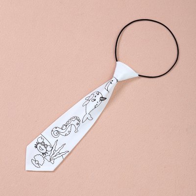 【空白帆布領帶】DIY材料包 - 父親節塗鴉禮物 商品圖片 8