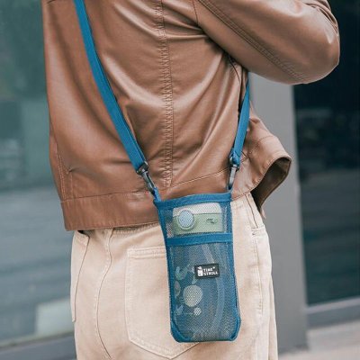 戶外水杯揹帶可斜挎水壺包登山徒步保溫杯防摔礦泉水瓶保護套輕便 商品圖片 2
