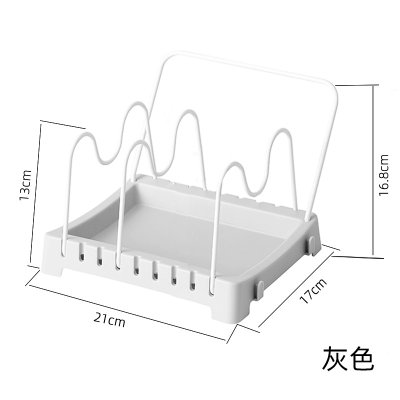 【U型設計】鍋蓋收納架 - 廚房多功能置物架 商品圖片 5