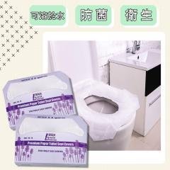 (４盒入)【露易拭】馬桶坐墊紙 - 250張入拋棄式 商品圖片 1
