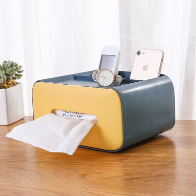 【雙層分格】桌面收納盒-面紙遙控器整理 商品圖片 8