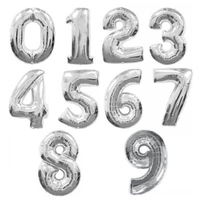 【大尺寸數字】32寸鋁膜數字氣球 - 生日歲數裝飾氣球 商品圖片 1