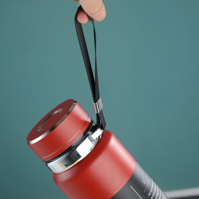 【保溫專家】304不鏽鋼-大容量吊帶保溫杯 商品圖片 2
