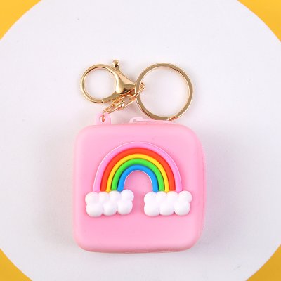 【矽膠零錢包】可愛圖案-創意少女鑰匙包吊飾 商品圖片 5