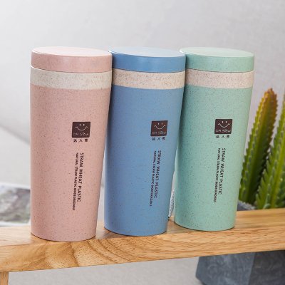 【小麥秸稈】雙層隔熱杯300ml - 環保無毒 商品圖片 2