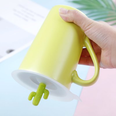 【仙人掌造型】矽膠杯蓋 - 密封防塵 商品圖片 2