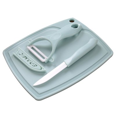 【廚房必備】陶瓷水果刀組 - 家用砧板水果刀削皮刀組合 商品圖片 4