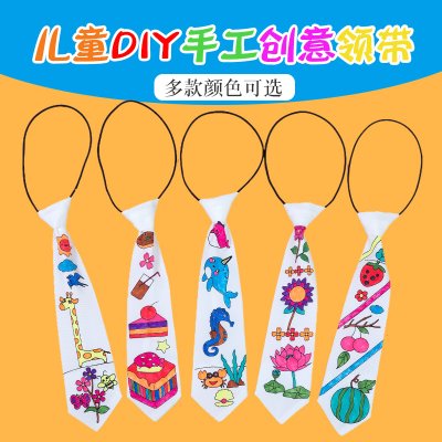 【空白帆布領帶】DIY材料包 - 父親節塗鴉禮物 商品圖片 2