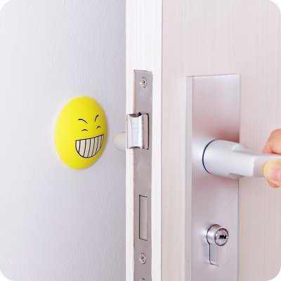 【笑臉造型】橡膠防撞墊 - 門後牆面靜音防護 商品圖片 4