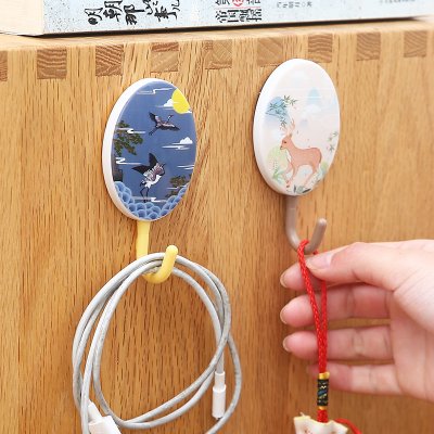 【田園風】中國風掛勾4入-水墨創意掛鉤 商品圖片 3