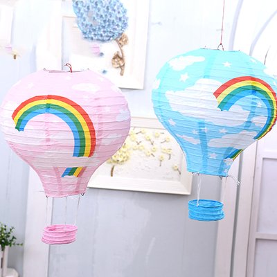 【DIY熱氣球】紙燈籠 - 彩虹派對裝飾燈 商品圖片 2