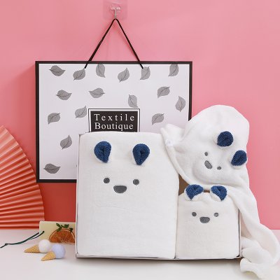 【珊瑚絨材質】造型毛巾禮盒 - 兔子無尾熊伴手禮 商品圖片 1