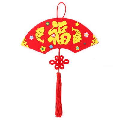 【扇形吊飾】新春DIY立體裝飾-創意材料包 商品圖片 4