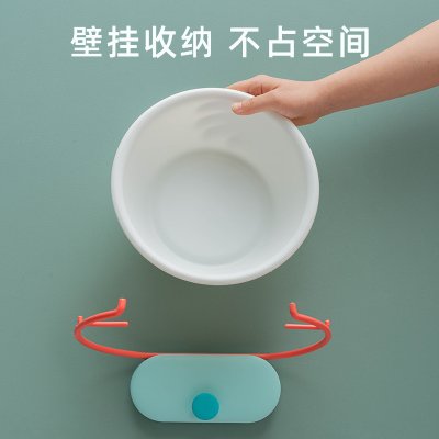 【鹿角收納架】臉盆架-浴室黏貼創意置物架