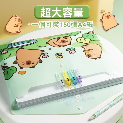 【可愛插畫文件袋】A4收納袋-學生辦公資料袋 商品圖片 3