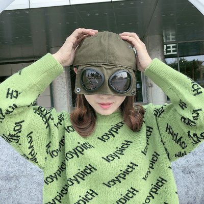 【飛行員眼鏡】棒球帽-街頭潮流兩用帽 商品圖片 4