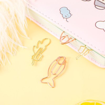 【可愛造型】金屬迴紋針 - 辦公學生文具 (8個) 商品圖片 1
