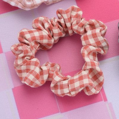 【格子布】大腸髮圈-時尚百搭髮束 商品圖片 5