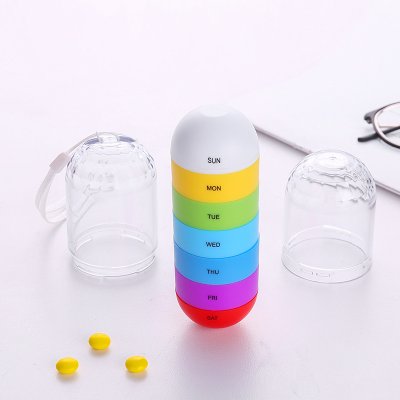 【7格密封】七彩防水藥盒 - 外出隨身必備 商品圖片 4