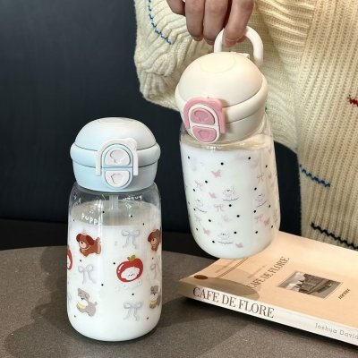 【夢幻圖案】高顏值可愛水杯500ml - 時尚隨身飲水杯 商品圖片 4