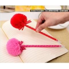【毛球裝飾】公主筆 - 韓版可愛原子筆 商品圖片 3