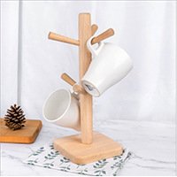 【櫸木瀝水】杯架 - 可拆式廚房收納架 商品圖片 2