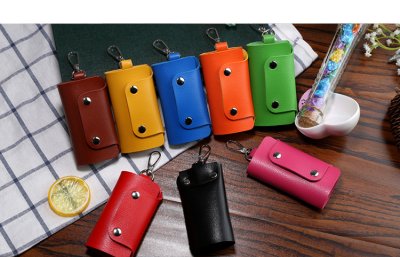 【精品皮革】PU皮質鑰匙包印刷客製 - 便攜式鑰匙收納包 商品圖片 3