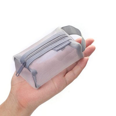 【網紗透明】立體收納袋 - 大容量零錢包 商品圖片 1