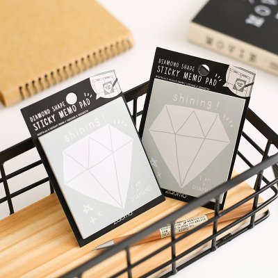 【鑽石造型】便利貼 - 可愛留言N次貼