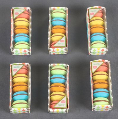 【麵包造型】馬卡龍橡皮擦5入-創意文具 商品圖片 4
