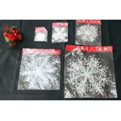 【11cm雪花片】塑料聖誕裝飾 - 聖誕雪花配件 (3片) 商品圖片 3