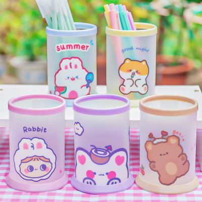 【小清新圓形】筆筒 - 可愛DIY文具收納 商品圖片 3