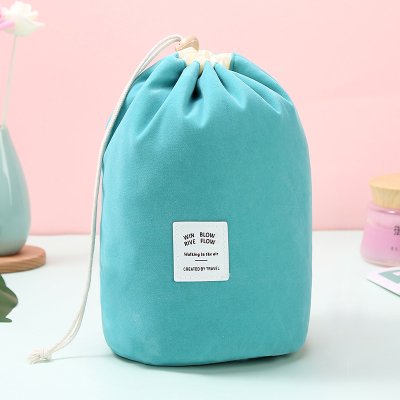 【圓筒絨布】束口化妝包 - 大容量便捷收納 商品圖片 10