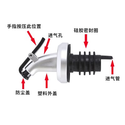 【精準控油】防漏瓶嘴 - 調味料專用控量倒嘴 商品圖片 2