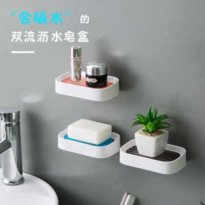 【雙層瀝水】創意肥皂盒 - 浴室香皂收納架 商品圖片 2