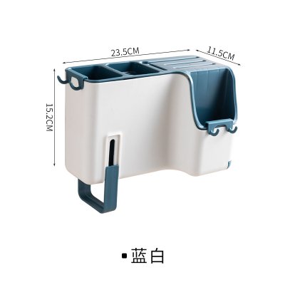 【瀝水壁掛】廚房多功能收納架-餐具整理神器 商品圖片 6