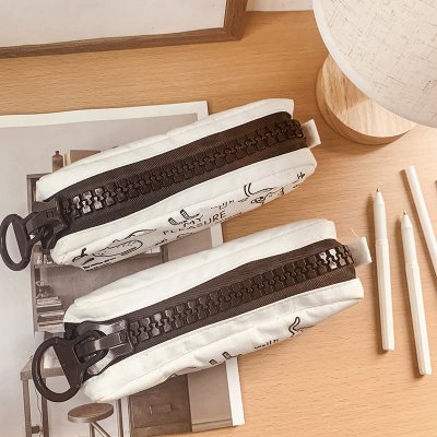 【可愛貓咪帆布】筆袋 - 小清新學生文具收納袋 商品圖片 4