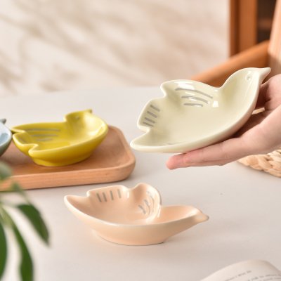 【可愛造型】INS風小鳥陶瓷碟 - 手繪風調味沾醬碟 商品圖片 2
