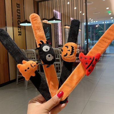 【萬聖拍拍圈】立體造型-南瓜蜘蛛女巫手環 商品圖片 5