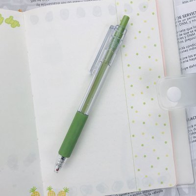 莫蘭迪色按壓中性筆 黑色筆芯 可印刷 商品圖片 9