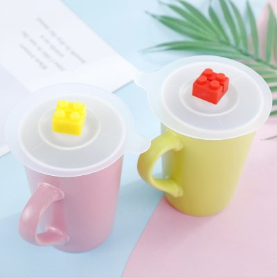 【積木造型】矽膠杯蓋 - 多用途防塵保溫 商品圖片 2
