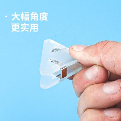 【彩色三角夾】多功能文件夾-考券票據邊角夾 商品圖片 2