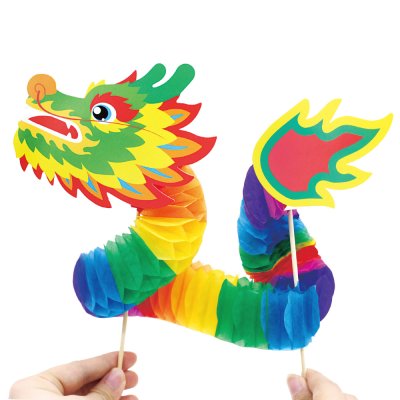 【傳統舞龍DIY】拉花材料包-端午新年手工 商品圖片 4