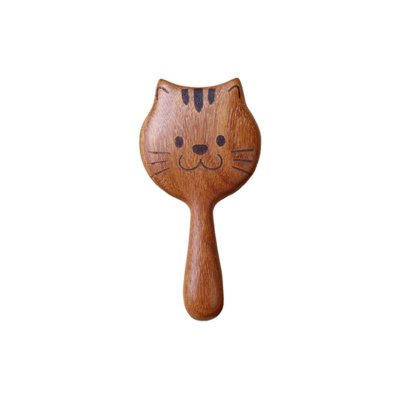 【原木質感】金絲檀木氣墊梳 - 卡通按摩梳 頭皮紓壓 商品圖片 4