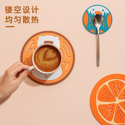 【矽膠隔熱墊】可愛鏤空-防燙鍋墊杯墊 商品圖片 2