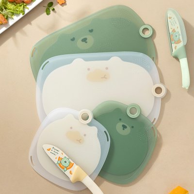 【果凍感切菜板】動物造型-防滑抗菌砧板 商品圖片 1