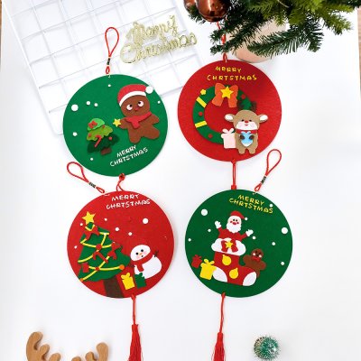 【聖誕動手做】DIY不織布聖誕節掛飾 小學禮品 美勞材料包 商品圖片 1